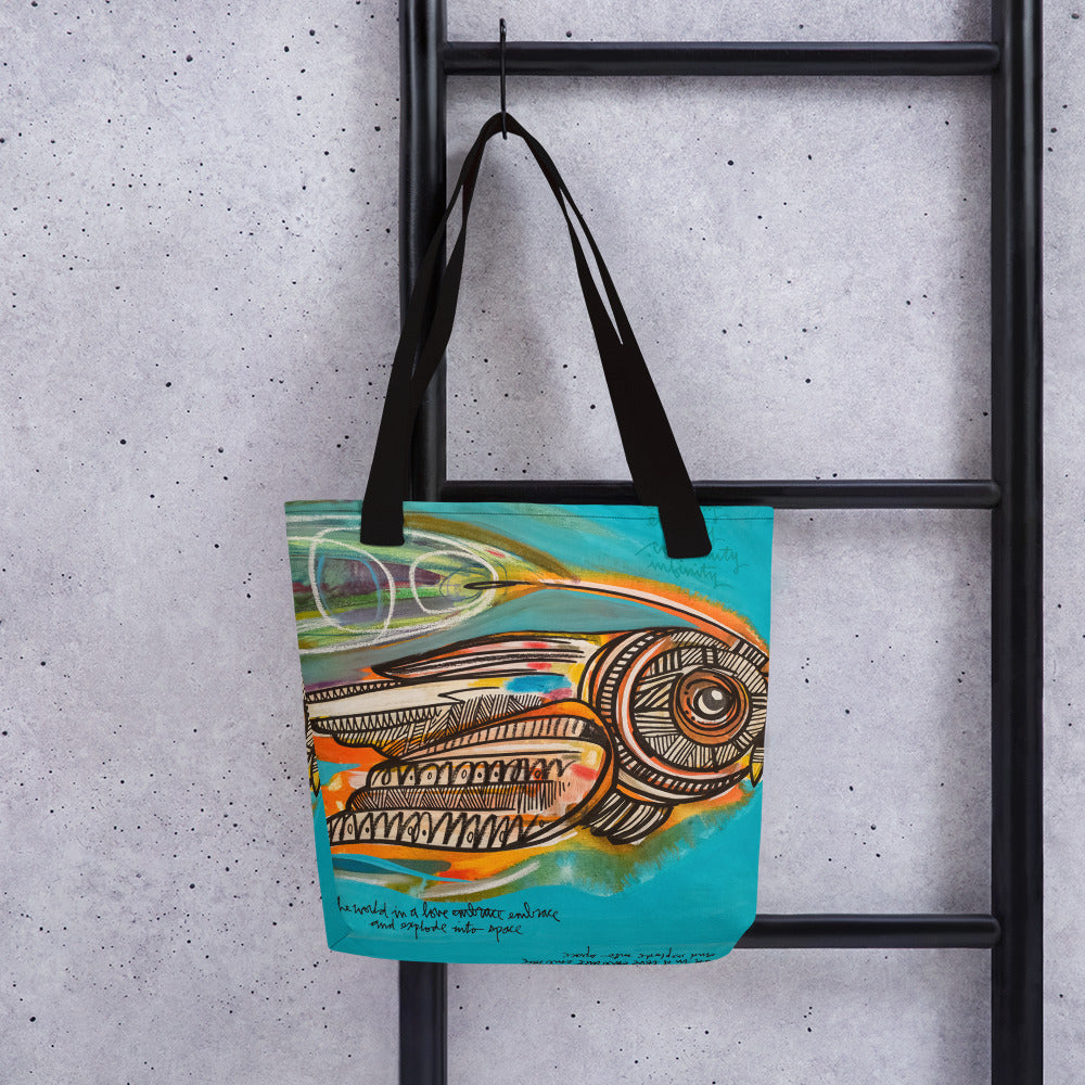 Explode into Space – Lebo Tote bag
